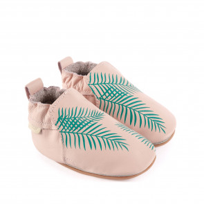 RIO | Exotic Leaf - Pastel Pink Leather